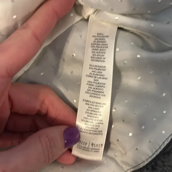 White House Black Market gray blazer - Picture 4 of 10